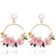 thumbnail image 1 of Sonducket 1 par de pendientes de flores Vintage, pendientes estéticos para novia, joyería de aniversario para Club nocturno, accesorios para regalo, Ropa, zapatos y accesorios Miscelánea Rosado Sonducket AP010620-02, 1 of 6