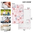 thumbnail image 2 of Pink Floral Cotton Face Towels Absorbent Hand Towel Soft Bathroom Towel for Kitchen Hotel Decoration, 2 of 7