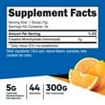 thumbnail image 2 of Nutricost Creatine Monohydrate Powder Mandarin Orange Flavored, 300 Grams - (5 Grams Per Serving), 2 of 2