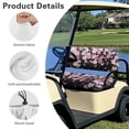 thumbnail image 6 of Yuyamidu Cherry Blossom Golf Cart Seat Covers Pink Golf Cart Backrest Seat Cover for 2-Person Seats Club Car Accessories Set of 2, Easy to Install, 6 of 7