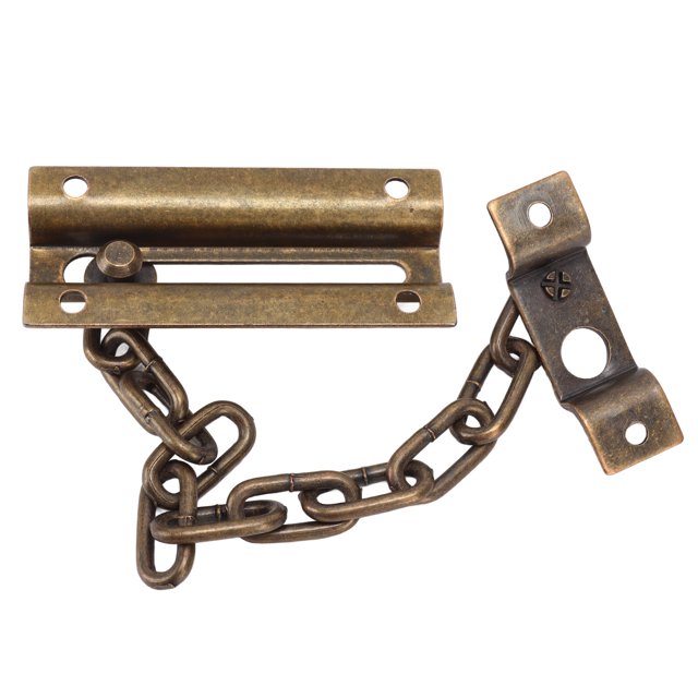 Chaîne de Porte Serrure, Chaîne de Porte en Acier Inoxydable Résistante à la Chaleur Loquet de Porte Robuste pour Porte de Chambre d'Hôtel