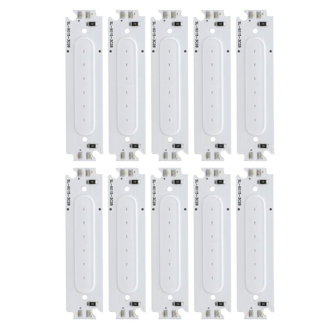 Chips LED vida útil 6000H 24x06in 10PCS Panel Tira de luz Accesorios de iluminación del automóvil ANGGREK