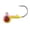 Bubblegum, variant on Northland Fishing Tackle Tungsten Short Shank Jig, 2 Card, Glo Moonlight, 1/8oz