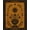 Gold, Pattern 1, variant on ODIKA 8'x10' Washable Area Rug Black Celestial Design with Sun, Moon, Stars Elegant Astrological Symbols on Rectangular for King Size Bedroom Under Bed, Master Suite, Non-Shedding, Easy Care