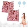 thumbnail image 1 of Esponja suave y toallita XINYU 2 en 1 lufa de baño con cordón lufa de viaje 2 unidades, 1 of 7