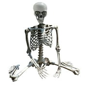 jovati Life Size Skeleton Halloween Decoration Halloween Skeleton Prop Human Full Size Skull Hand Life Body Anatomy Model Decor Full Size Skeleton Halloween Decoration