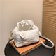 thumbnail image 5 of Bolso de hombro Felpa Moda Cloud Fold PU Correa Bolso Casual para fiesta Blanco, 5 of 9
