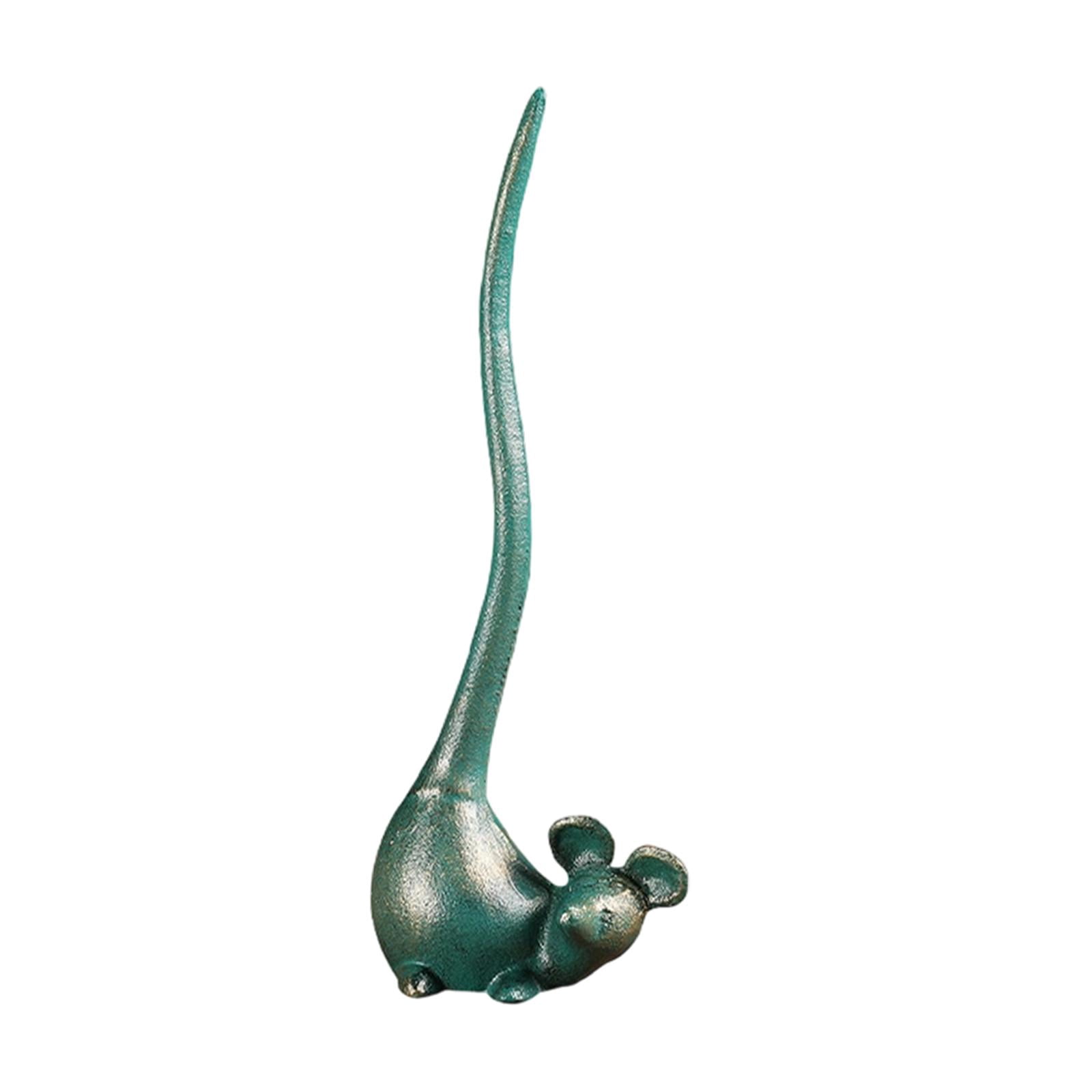 Fiocias Creative Metal Paper Towel Holder Frog Tissue Paper Stand Bathroom Accessory for Green
