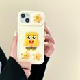 thumbnail image 4 of Smiley Stars Bob Esponja Patrick Star Soporte De Ventana Deslizante Gel Suave Silcone A Prueba De Golpes Funda Para IPhone 11 12 13 Pro Max 14 Plus Cubierta Trasera, 4 of 4