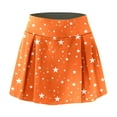 thumbnail image 3 of Gibobby mini faldas de mujer de tenis con estampado casual para mujer Falda deportiva de yoga Falda corta Falda corta(Anaranjado, XL), 3 of 4