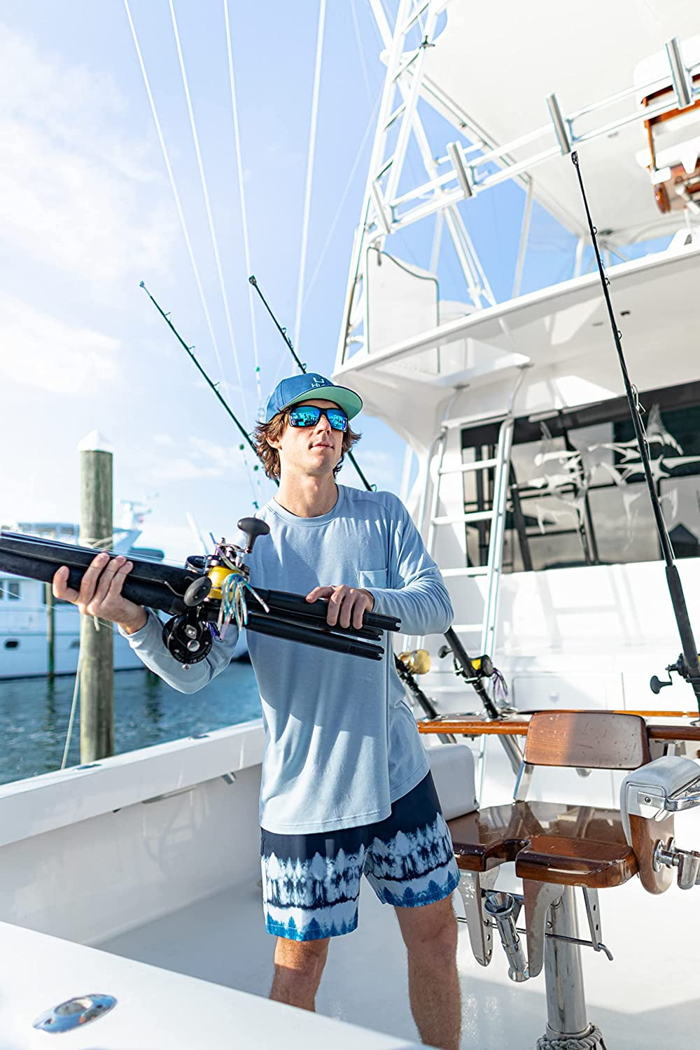 HUK Polarized Lens Eyewear With Performance Frames Fishing
