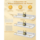 thumbnail image 4 of Repisas Flotantes  Labg Madera Estantes 3pcs Blanco, 4 of 5