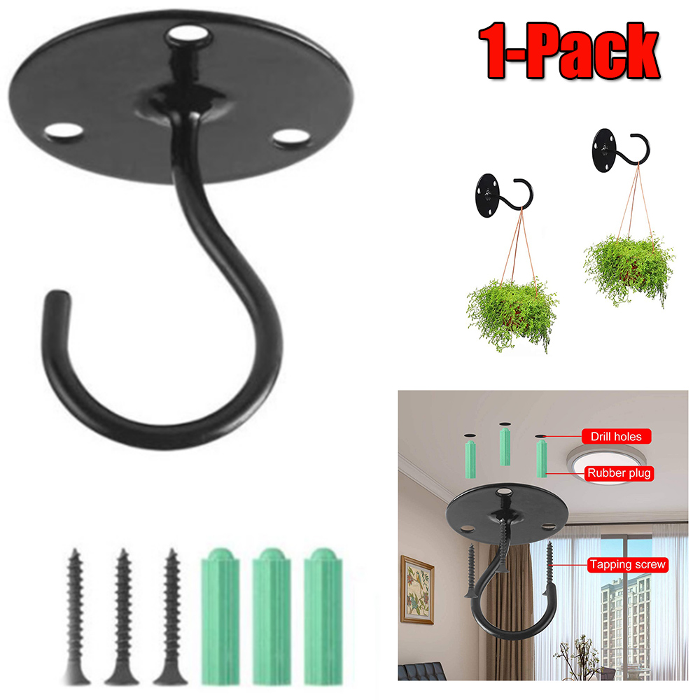 Elbourn Ceiling Hook, Wall Flower Basket Hanging Hooks Plant Potted