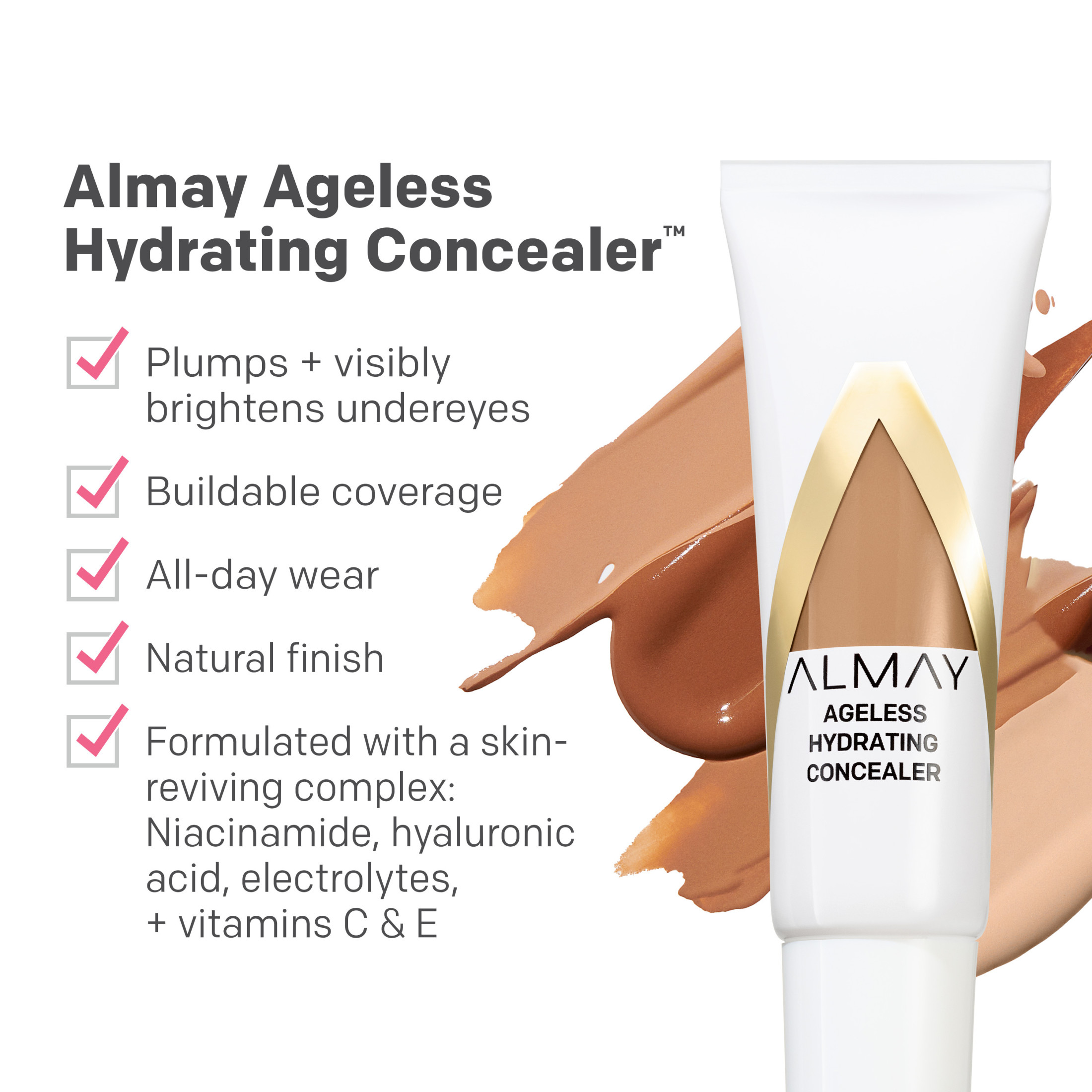Almay Ageless Hydrating Liquid Concealer, Light 010 photo 3