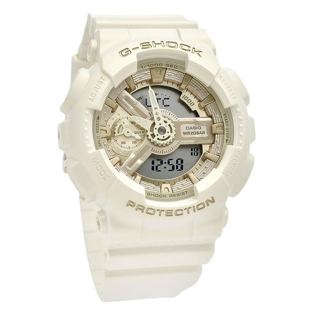 Casio G-Shock Analogique Numérique Résine Bio-Basée Cadran Simple Quartz GMA-S110ST-7A Montre pour Femmes 200M