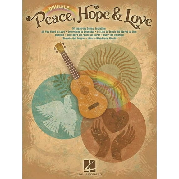 Peace, Hope & Love: Ukulele (Paperback)
