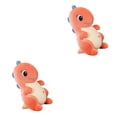 thumbnail image 4 of Bewildely Mini dinosaurio juguetes de peluche niños vacaciones almohada para dormir adornos de juguete para niños niñas cumpleaños regalo de Rosa 2Conjunto, 4 of 6