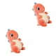 thumbnail image 4 of Billuyoard Mini dinosaurio juguetes de peluche niños dormir almohada adornos regalo de cumpleaños Rosa 2Conjunto, 4 of 6