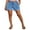 Dark Blue, variant on Kmbangi Women Washed Denim Shorts Elastic Waist Frayed Hem Loose Short Jeans