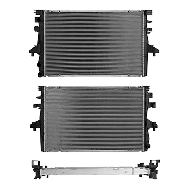 Radiador De Agua Eurovan 2006 A 2011 Volkswagen L4 1.9L Std Soldado Polar .