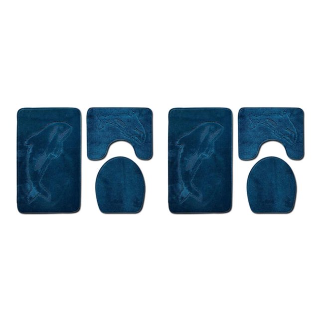 Guardoinrt 3pcs/set Stylish And Comfortable Bath Mat For Chic Bathroom Decor Easy PJ210611-B008 2Set