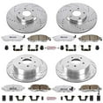 thumbnail image 3 of PowerStop Front and Rear Z26 Street Warrior Carbon-Fiber Ceramic Brake Pad and Drilled and Slotted Rotor Kit Fits: NISSAN Select Models K4476-26, 3 of 9