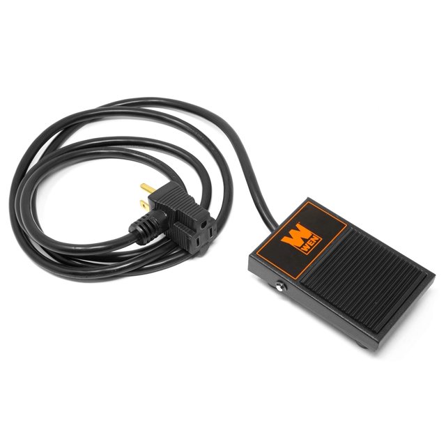 Interruptor de pedal eléctrico WEN WA0392, 120 V, 15 amperios, para carpintería