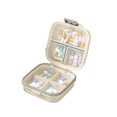 thumbnail image 1 of Portable Pill Organizer Weekly Pill Box Double Layer Medicine Case Mini Moisture Resistant Pill Container for Outdoor Travel Work, 1 of 8