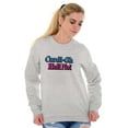 thumbnail image 4 of Oh Hell No Rapper Singer Hip-Hop Unisex Plus Fleece Graphic Sweatshirt Brisco Brands 5X, 4 of 5