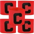 thumbnail image 1 of 2025 Latest Model 5 Pieces Elastic Football Soccer Captain Armband Adjustable, 1 of 5