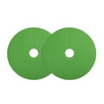 thumbnail image 3 of Green Color 2PCS Tree Cover Ring Weed Control Non Woven Degradable Tree Protection Weed Barrier Mat Landscape Fabric, 3 of 24