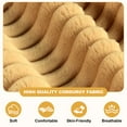 thumbnail image 4 of BUIORD 87" Oversized 3-Seater Sofa with Ottoman, Corduroy Sectional Couch with Pillows, Upholstered Sofa Couch, Deep Seat Chaise Lounge Sofa for Living Room Bedroom, Ginger, 4 of 9