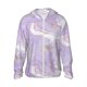 thumbnail image 1 of Balery Lavender Glitter Foil Stripes Sudadera ligera de manga larga con capucha y protección solar UPF 50+ para hombre y mujer, ideal para pesca y running-Large, 1 of 7
