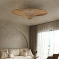 thumbnail image 5 of Arturesthome Large Modern Rattan Pendant Light Ceiling Lampshade 80CM, 5 of 10