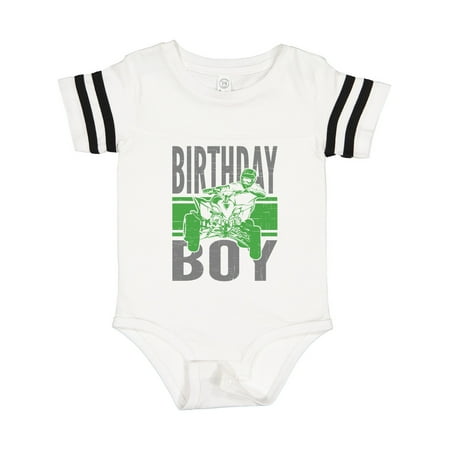 

Inktastic Birthday Boy ATV off Roading Gift Baby Boy Bodysuit