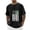 Black, variant on Men's St. Patrick's Day Shamrock American Flag Graphic Short Sleeve Crew Neck T-Shirt