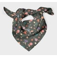 thumbnail image 3 of Bimba Gray Shell & Starfish Ocean Printed Pure Silk Scarf Neck Wrap Summer Hair Bandanas For Women 40 x 40 Inches, 3 of 6