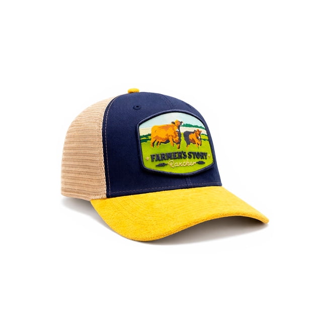 Knite Gorra Farmer blue Trucker Hombre Ajustable Transpirable Estilo Rancher Cap
