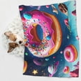 thumbnail image 6 of Naloa Starry Sky Colorful Donut Dog Blanket, 3 Sizes Cat Blanket for Indoor Cats Large Medium Small Dog Gifts-Medium, 6 of 8