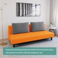 thumbnail image 7 of Ystyle Futon Slipcovers Stretch Armless Futon Sofa Covers Non-Slip Couch Covers Furniture Protector for or Dogs,Pet Cats,Orange, 7 of 7