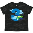 thumbnail image 3 of Inktastic 3rd Birthday Airplane Pilot Boys Toddler T-Shirt, 3 of 5