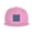 Pink, variant on Flat Bill Snapback Hats for Men Women Stars Navy Blue White Hip Hop Style Plain Baseball Cap Black