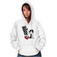 thumbnail image 5 of Betty Boop Cartoon Sassy Exclamation Hoodie Sweatshirt Women Brisco Brands M, 5 of 6