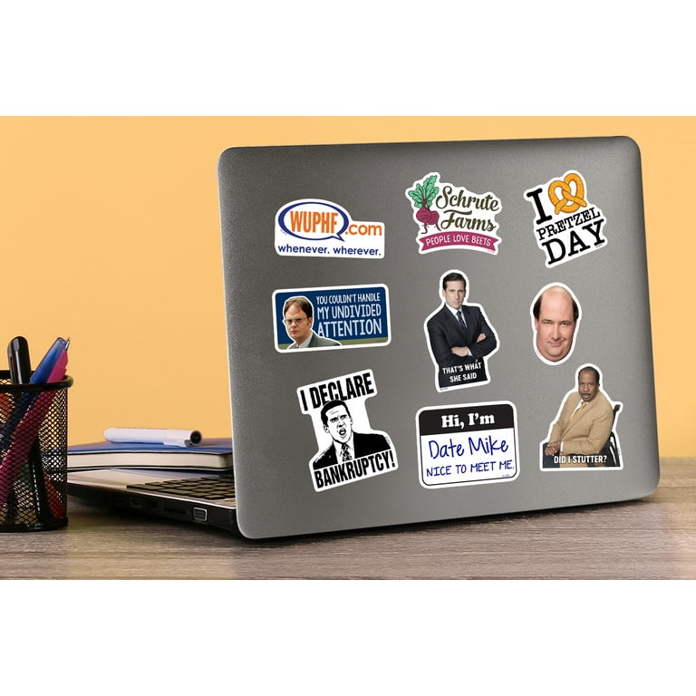 The Office TV Show Deluxe Sticker Pack - 50 Large Vinyl Stickers For Laptop, Water Bottle