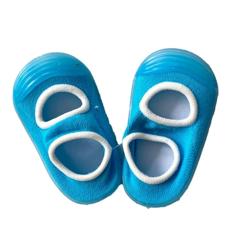 

iaksohdu 1 Pair Slip Socks Solid Color Anti-skid Breathable Baby Floor Socks for Home