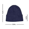 thumbnail image 3 of Aoochasliy Hats and Gloves Clothes Men's and Women's Breathable Warm Windproof Winter Knitting Flanging Pullover Hat, 3 of 3