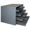 thumbnail image 1 of Durham 310B-95 Heavy Duty Bearing Slides Rack - Holds 4 Large Compartment Boxes, Gray, 1 of 1