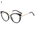 thumbnail image 1 of Fashion Leopard Unisex Big Frame Eyeglasses Women Computer Goggles Anti-UV Blue Rays Glasses Eyewear 1, 1 of 1