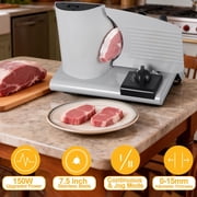 SuperDeal 7.5 Blade 150W Electric Commercial Household Meat Slicer Artifact Deli Food Bread Fruits