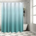 thumbnail image 4 of Fabric Shower Curtain for Bathroom, Blue White Ombre Custom Shower Curtain Set with Hooks, Luxury Bathroom Curtains, Abstract Waterproof Polyester Bathroom Accessories, 72x96inch, 4 of 6